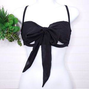 Blue Bella Tatiana Open Cup Bra and Tie Sz M